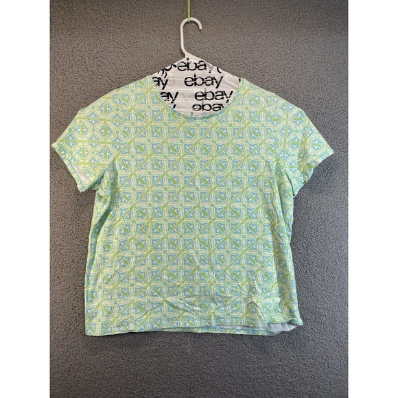 Talbots Plus Size Short Sleeve Shirt Top Sz 2X - Picture 1 of 6